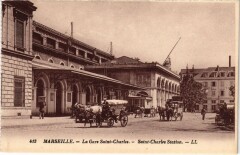 Marseille - La Gare Saint-Charles à Marseille