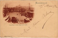 Marseille - Vieux Port et Notre-Dame de la Garde à Marseille