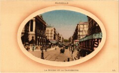 Marseille - La Bourse et la Cannebiere à Marseille