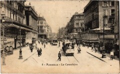 Marseille La Cannebiere à Marseille