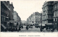 Marseille Perspective Cannebiere à Marseille