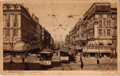 Marseille La Cannebiere à Marseille