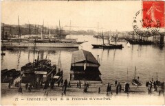 Marseille Quai de la Fraternite et Vieux-Port à Marseille