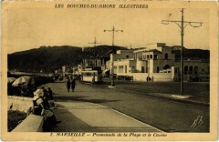 Marseille Promenade de la plage et le Casino à Marseille