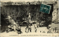 Marseille Carrefour des Allees de Meilhan et des Capucines à Marseille