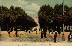 Marseille Le Prado, vu du Rond-Point à Marseille