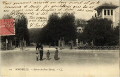 Marseille Entree du Parc Borely à Marseille