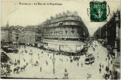Marseille La Rue de la Republique à Marseille