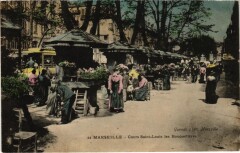 Marseille - Le Cours Saint-Louis les bouquetieres à Marseille