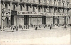 Marseille - Rue Colbert Restaurant du Commerce à Marseille