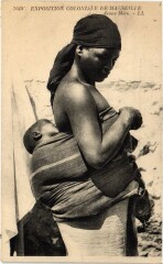 Marseille - Expo Coloniale Jeune Mere à Marseille