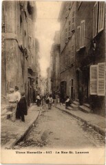 Marseille - La Rue Str. Laurent à Marseille