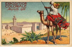 Marseille - Expo Coloniale 1922 Palais du Maroc à Marseille