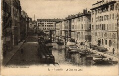 Marseille - Le Quai de Canal à Marseille