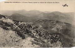 L'Aviateur Renaux Passant au Dessus de la Chaine des Domes