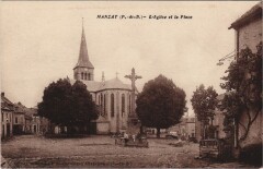 Manzat L'Eglise et la Place -
																					63410 Manzat
																			