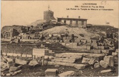 Sommet du Puy de Dome - Temple de Merceure - Observatoire
