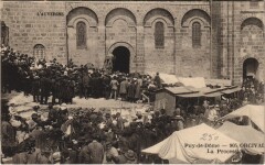 Orcival La Procession à Orcival