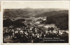 Murols Vue Generale prise du Chateau à Murol