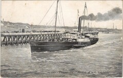Trouville Sortie d'un Vapeur -
													14 Calvados
												