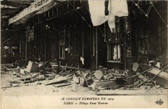 Le Conflit Europeen en 1914 Paris Pillage d'une Taverne