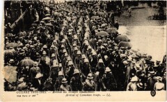 Guerre 1914 Paris Troupes Canadiens