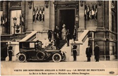 1914 Paris Roi et Reine British Royalty -
													75 Paris
												