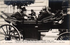 1910 Paris a Versailles Belgian Royalty