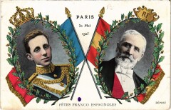 Fetes Franco-Espagnoles 1905 Paris Spanish Royalty