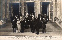 Roi de Norwege 1907 Paris la Reine Norwegian Royalty