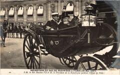 Roi de Norwege 1907 Paris Roi Haakon Vii Norwegian Royalty -
													75 Paris
												