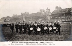1910 Paris revue de longchamp Belgian Royalty