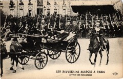Paris Arrivee des Souverains Swedish Royalty