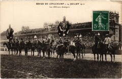 Paris Revue du 14 Juillet 1910 Officiers Etrangers