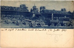 Paris Revue du 14 Juillet 1914 Defile d'Artillerie Lourde