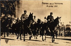 Paris Fetes de la Victoire 14 Juillet 1919 carte photo