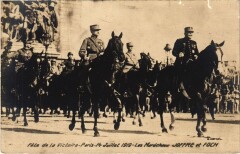 Paris Fetes de la Victoire 14 Juillet 1919 carte photo