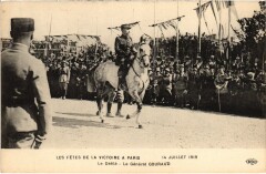 Paris Fetes de la Victoire 14 Juillet 1919 General Gouraud
