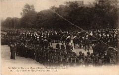 1903 Roi et reine d'Italie a Paris Avenue du bois Royalty