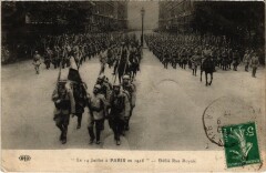 Paris Revue du 14 Juillet 1916 Defile Rue Royale