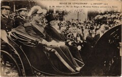 Paris Revue du 14 Juillet 1910 Albert Ier Roi Belge