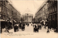 1903 Roi et reine d'Italie a Paris Rue Royale Royalty -
													75 Paris
												
