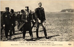 1914 Paris Prise d'Armes de Satory Danish Royalty -
													75 Paris
												