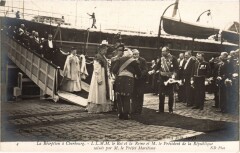 1907 Paris Reception a Cherbourg Danish Royalty