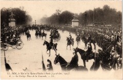 1903 Roi et reine d'Italie a Paris Place de la Concorde Royalty -
													75 Paris
												