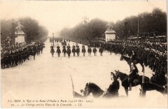 1903 Roi et reine d'Italie a Paris Place de la Concorde Royalty -
													75 Paris
												