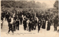 1903 Roi et reine d'Italie a Paris au Bois la Foule Royalty -
													75 Paris
												