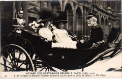 1910 Paris la Reine Mme Fallieres Belgian Royalty -
													75 Paris
												