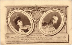1914 Paris Souvenir British Royalty