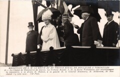 Reine Wilhelmina 1912 a Paris Camp de Satory Dutch Royalty